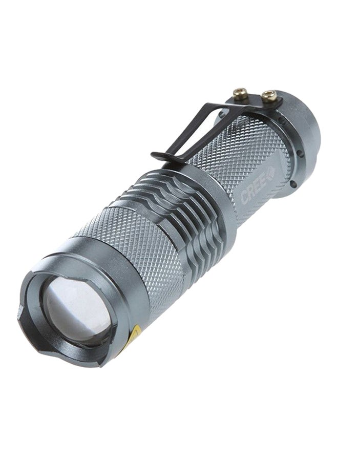 Mini Cree LED Flashlight Light Grey
