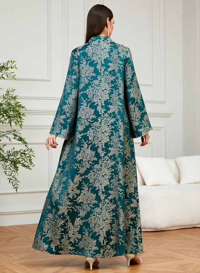 تايك تو جلابية بتفاصيل مزينة وقماش بارز الملمس - Image 4