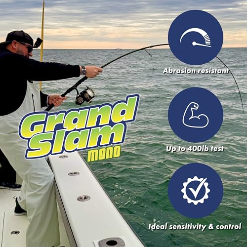 Hi-Seas Grand Slam Monofilament Line, 60 lb / 27.2 kg Test, .031 in / 0.80 mm Dia, Clear, 4200 yd / 3840 m - Image 2
