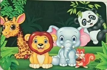 APURK Jungle Book Water Absorbent mat FloorBathDoormatBathroom Carpet Cushion Mat Super Absorbent Soft Carpet Quick Dry Non Slip Mat for HomeOffice Pack of 1MulticolorMultidesign - Image 1