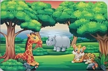 APURK Jungle Book Water Absorbent mat FloorBathDoormatBathroom Carpet Cushion Mat Super Absorbent Soft Carpet Quick Dry Non Slip Mat for HomeOffice Pack of 1MulticolorMultidesign - Image 5