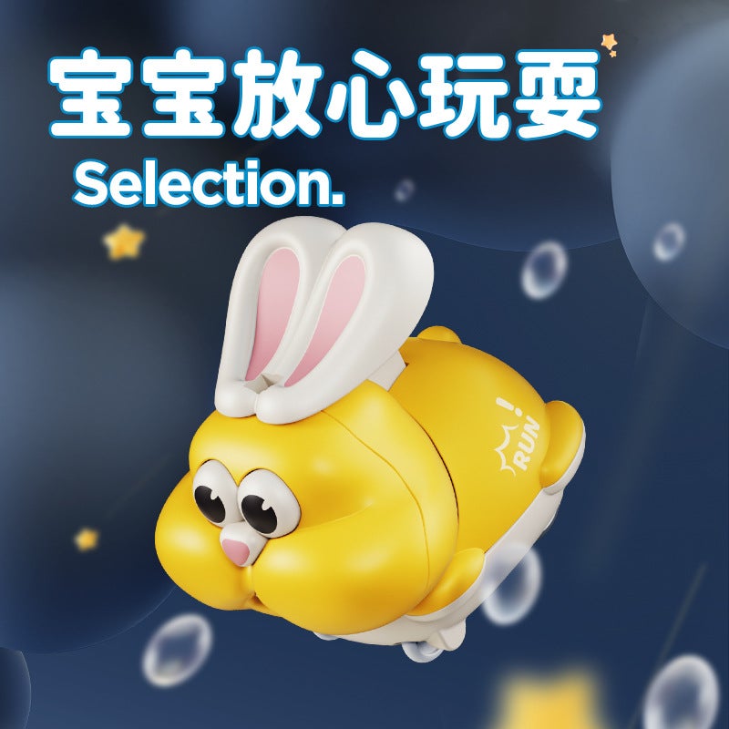 Press Cartoon Animal Toy Vehicle for Kids - Image 4