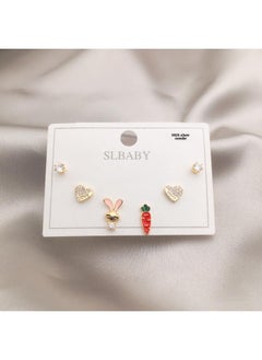 New Butterfly Stud Earrings Suit Silver Pin Earrings Simple One Wednesday To South Korea High-grade Sterling Silver Earrings For Women