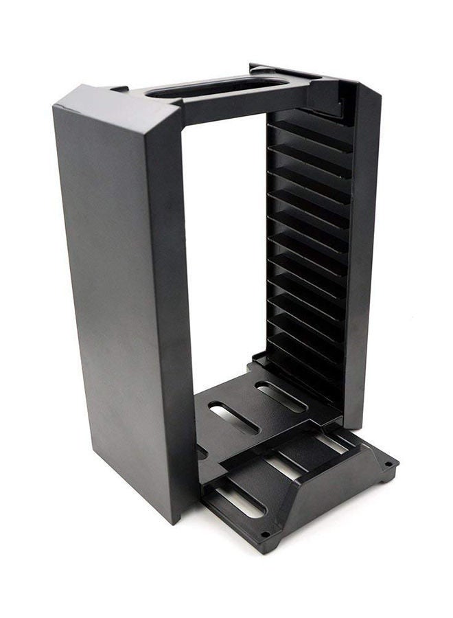 NIBEMINENT Game Disk Storage Holder With Controller Wired Charging Stand For PlayStation 4  - Image 3