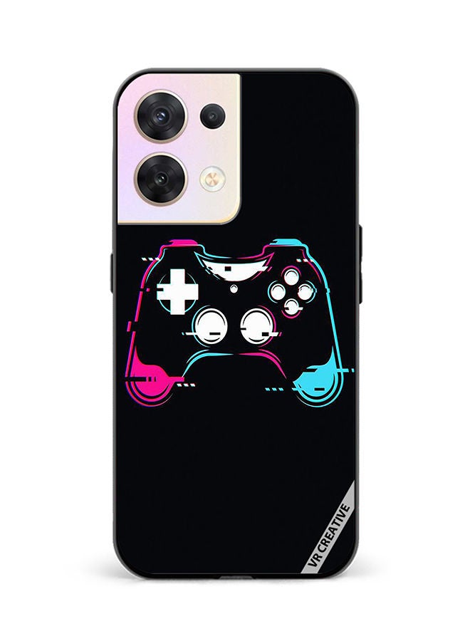VR CREATIVE Protective Case Cover For Oppo Reno8 5G Controller Setup Ps5 Ps4 Design Multicolour - Image 1