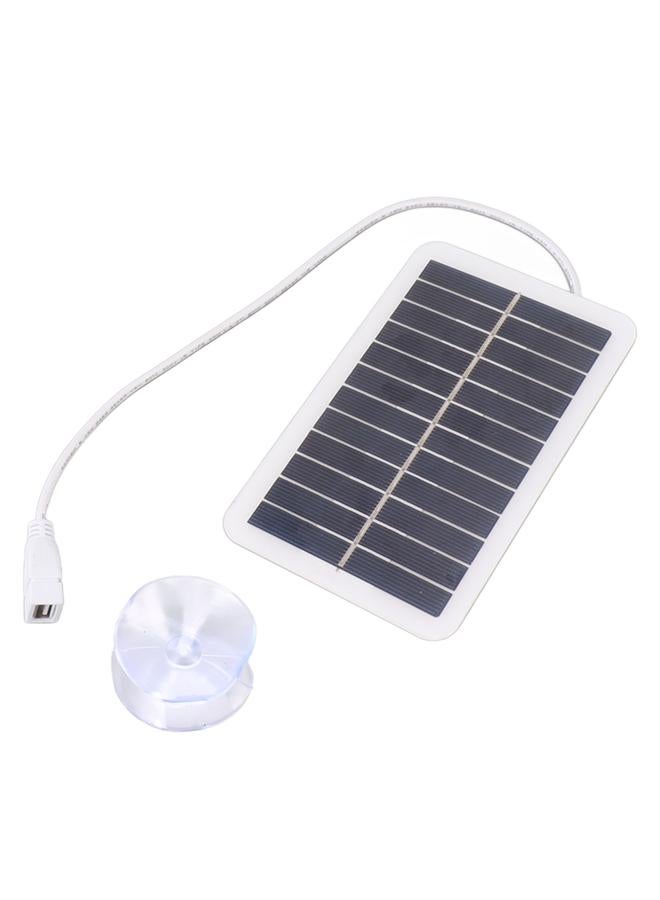 Thoraya Mini Solar Panels Polycrystalline Silicon 2W 5V Portable USB Solar Panel Charger for Emergency  - Image 1