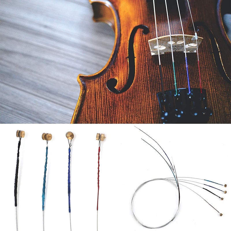 SAVITA SAVITA 4/4 Violin String Universal Set Classic Silver String (GDAE) Steel Core with Nickel-Plated Ball Head for Violin Instruments  - Image 4