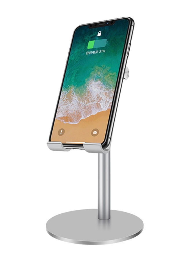 Loquat 360 Degree Rotatable Cellphone And Tablet Stand Silver - Image 4