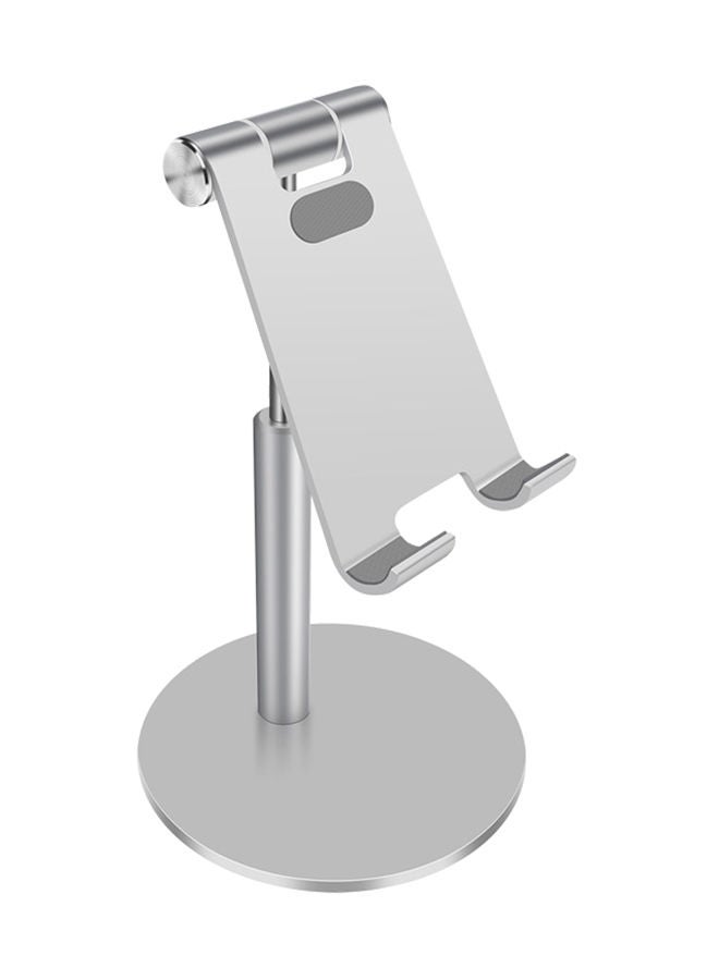 Loquat 360 Degree Rotatable Cellphone And Tablet Stand Silver - Image 1