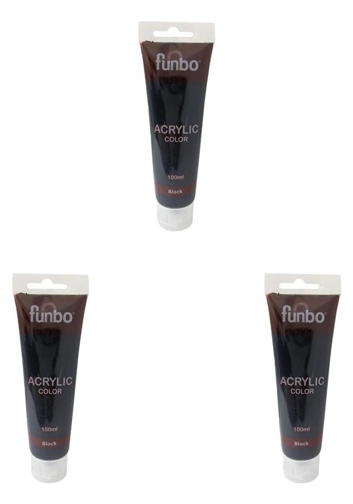 Funbo Acrylic Color 100 ml - Black