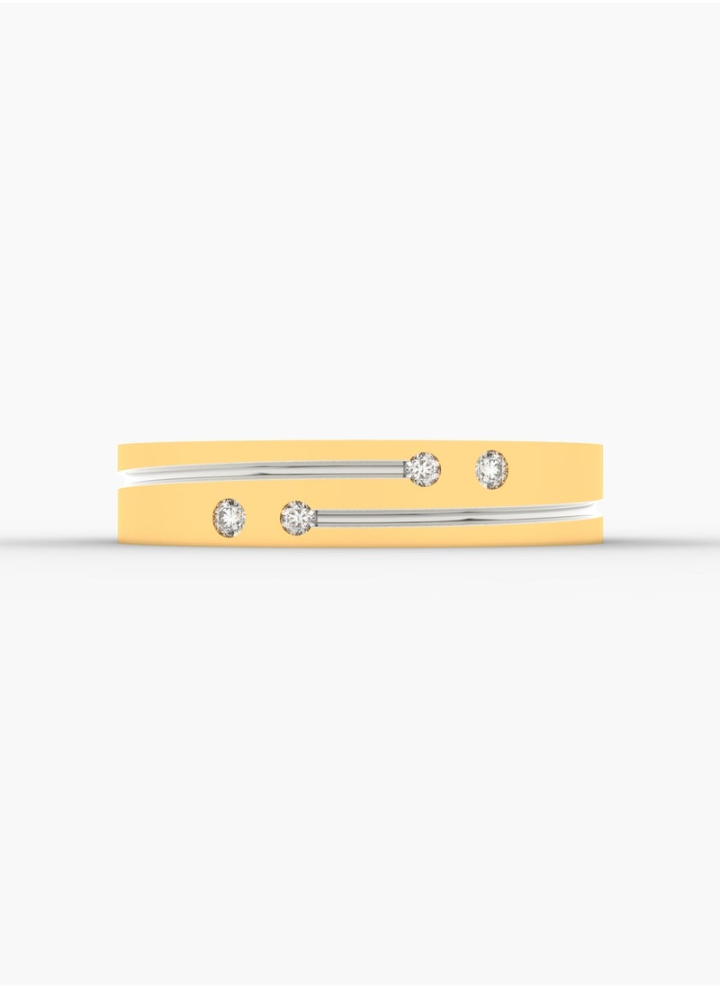 Gold & Diamonds Jewellery - Dazzling 18K Gold Diamond Engagement Ring - Image 1