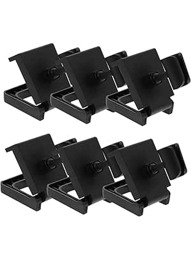 6pcs Desktop Mic Stand Set with Clamp Microphone Holder for Table Mount - Image 1