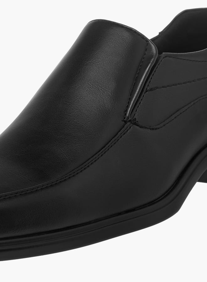 LBL by Shoexpress Mens Panelled Slip-On Loafers - Image 4