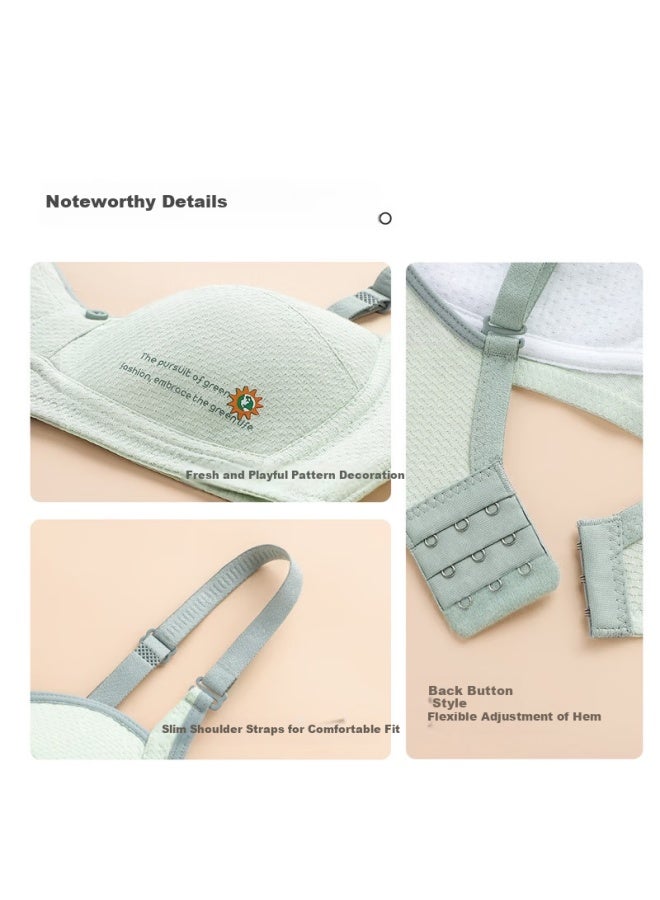 Moonbadi Teenage Girls' Bra, 12-16 Years Old, Cotton Soft Comfortable, Breathable, Thin, High Elastic, Non-leakage, No Pressure, Bra For Development Period - Image 5