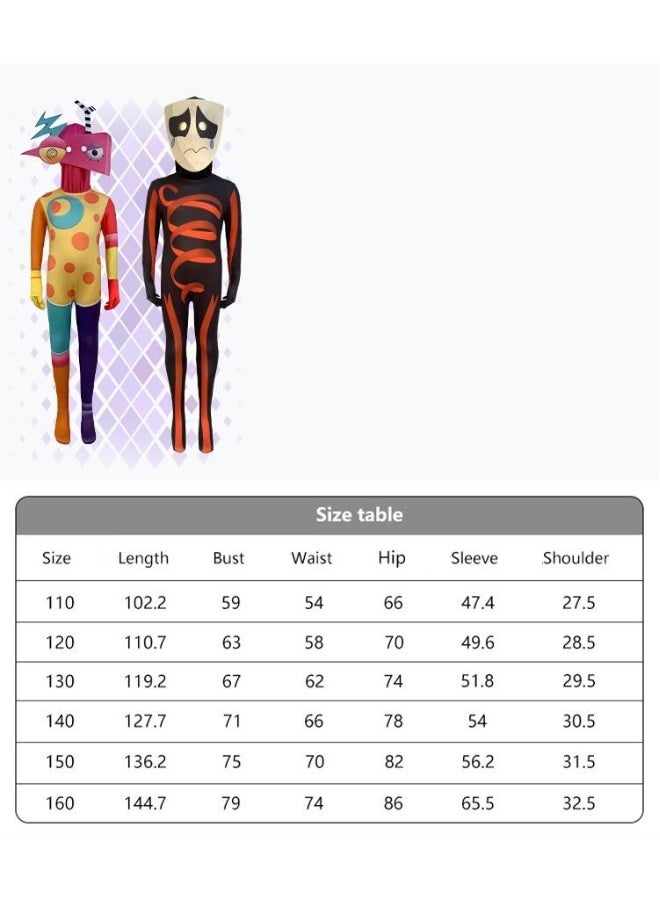 1 Set Party Cosplay The Amazing Digital Circus Costume For Kids Adults Gangle Costume With Mask And A Complimentary Plush Doll - Image 3