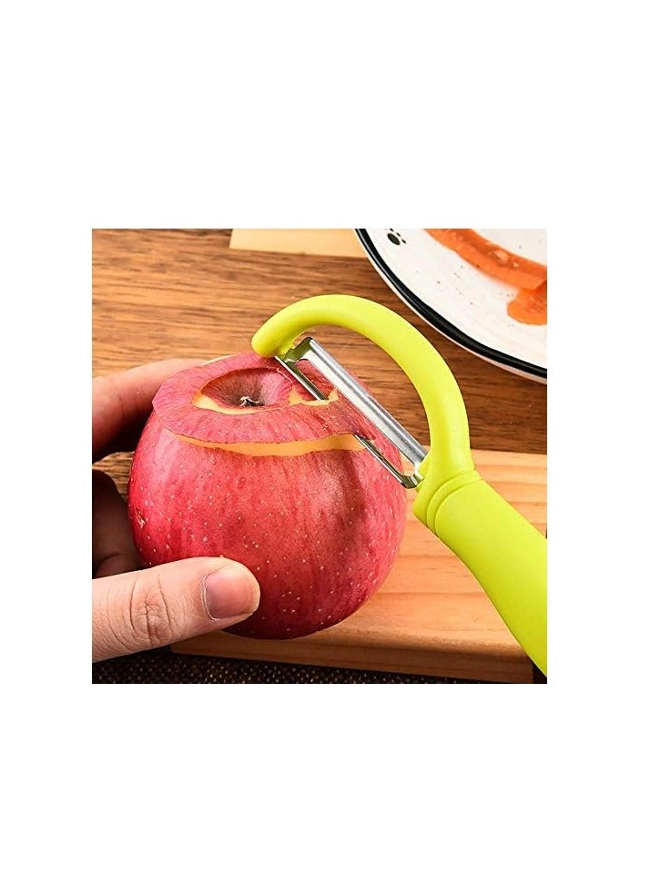 Oasisgalore 2PCS Vegetable Potato Peelers for Kitchen Durable Fruit Apple,Carrot Peeler Set  - Image 2