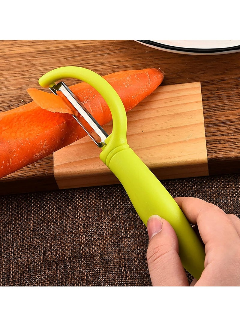 Oasisgalore 2PCS Vegetable Potato Peelers for Kitchen Durable Fruit Apple,Carrot Peeler Set  - Image 3