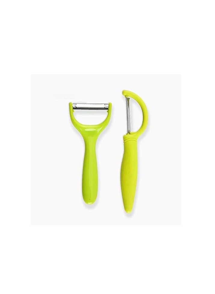 Oasisgalore 2PCS Vegetable Potato Peelers for Kitchen Durable Fruit Apple,Carrot Peeler Set  - Image 1