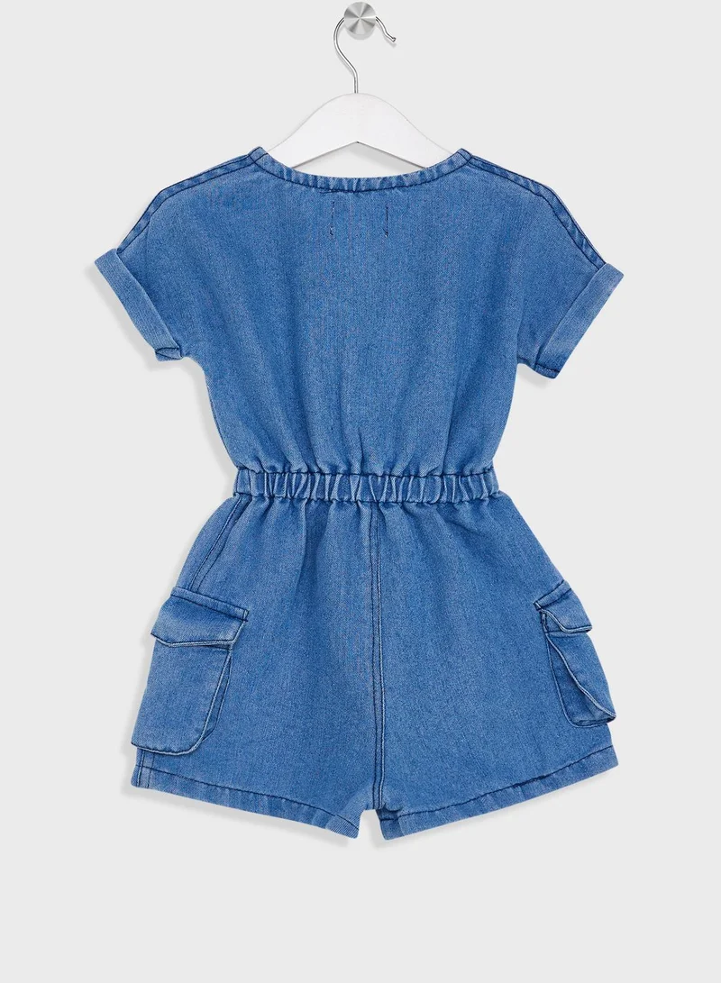 Pinata Girls Denim Playsuit