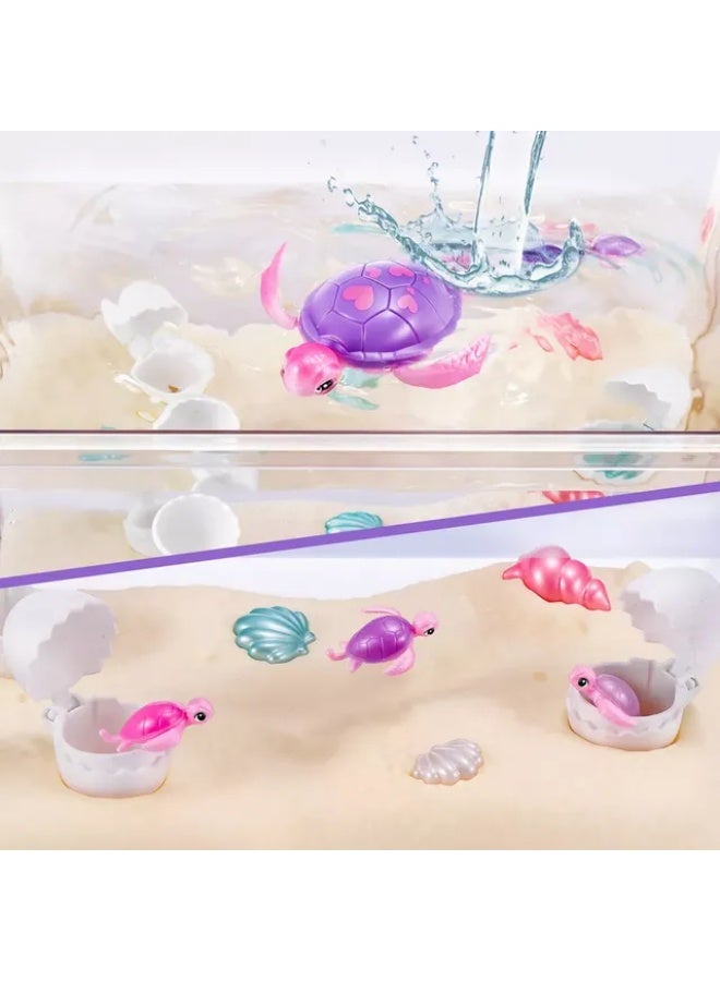 Pets Alive Zuru Pets Alive Mama and Baby Turtle Beach Surprise 9560 - Image 2