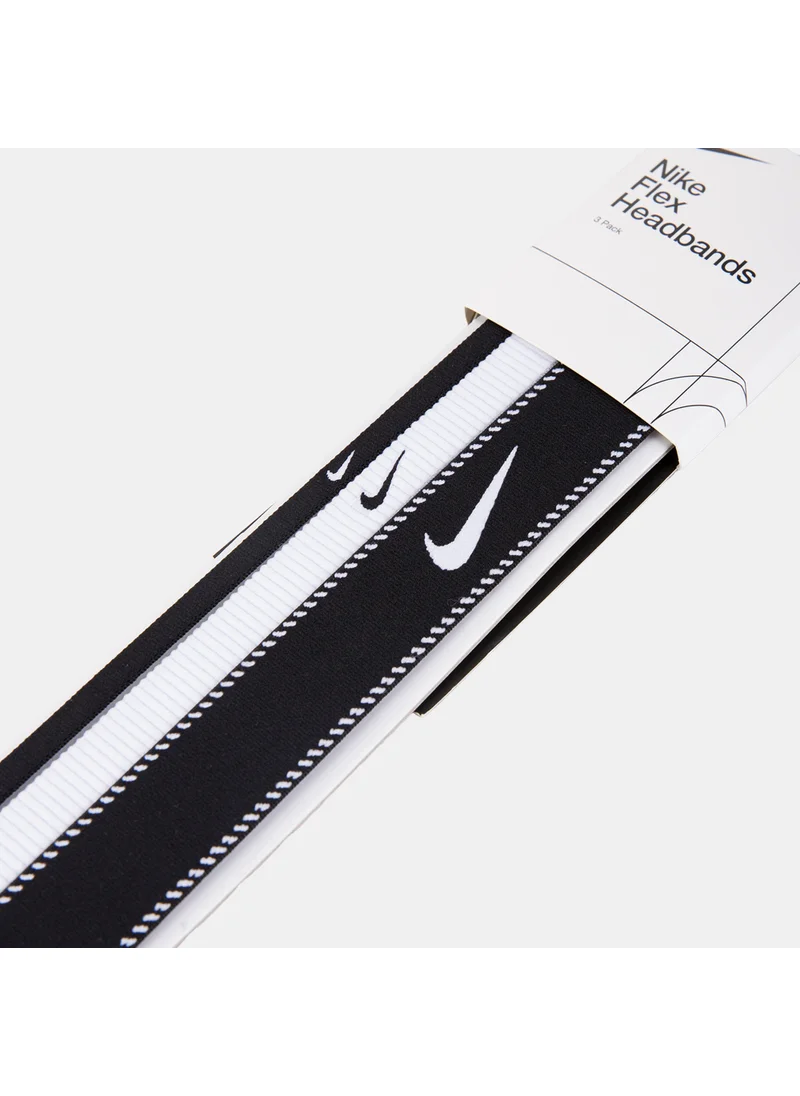 Nike Flex Classic Mixed Width Headbands (3 Pieces)