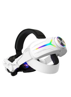 Excefore RGB Head Strap, Comfort Head Strap 8000mAh Compatible with Meta Quest 3 Accessories, Battery Pack Elite Strap Replacement for Enhanced Support and Extend Playtime in VR  - Image 1
