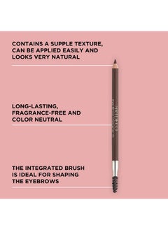 ARTDECO ARTDECO Eyebrow Designer - Ash Blond - Refines Eyebrows & Fills in Gaps - Integrated Brush for Optimal Blending - Dual-Sided - Pencil can be Sharpened - Eyebrow Pencil - Eye Makeup - Vegan - 0.03 Oz  - Image 2