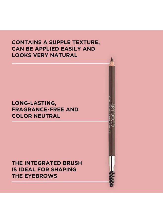 ARTDECO - ARTDECO Eyebrow Designer - Ash Blond - Refines Eyebrows & Fills in Gaps - Integrated Brush for Optimal Blending - Dual-Sided - Pencil can be Sharpened - Eyebrow Pencil - Eye Makeup - Vegan - 0.03 Oz - Image 1