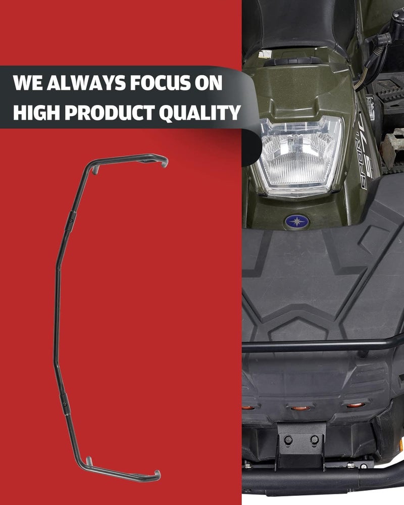 A & UTV PRO Front Rack Extender for Polaris Sportsman 570/450 HO (2014-2022) - Heavy Duty Steel, Black - Image 4