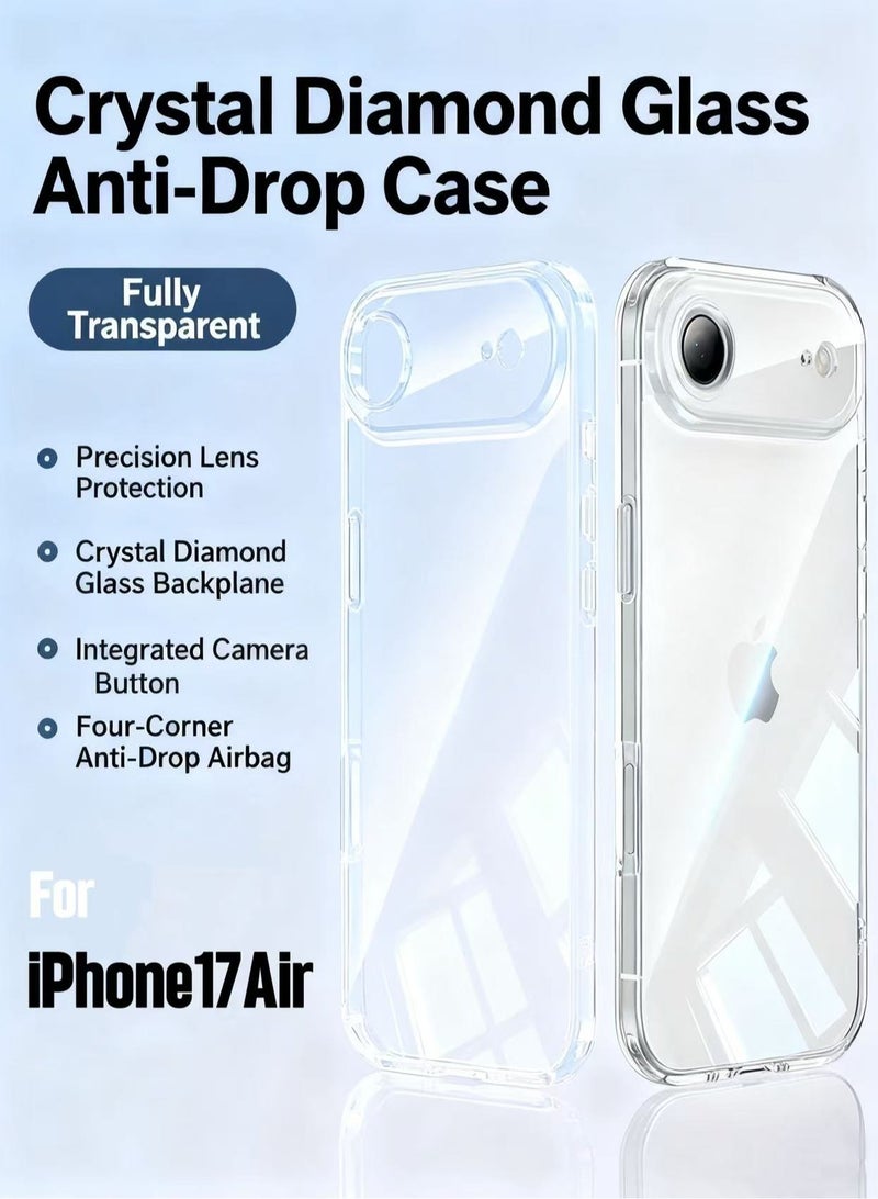 iPhone 17 Air case, shatterproof, transparent, skin-friendly, cost-effective, ultra-thin, full-coverage soft shell - Image 1