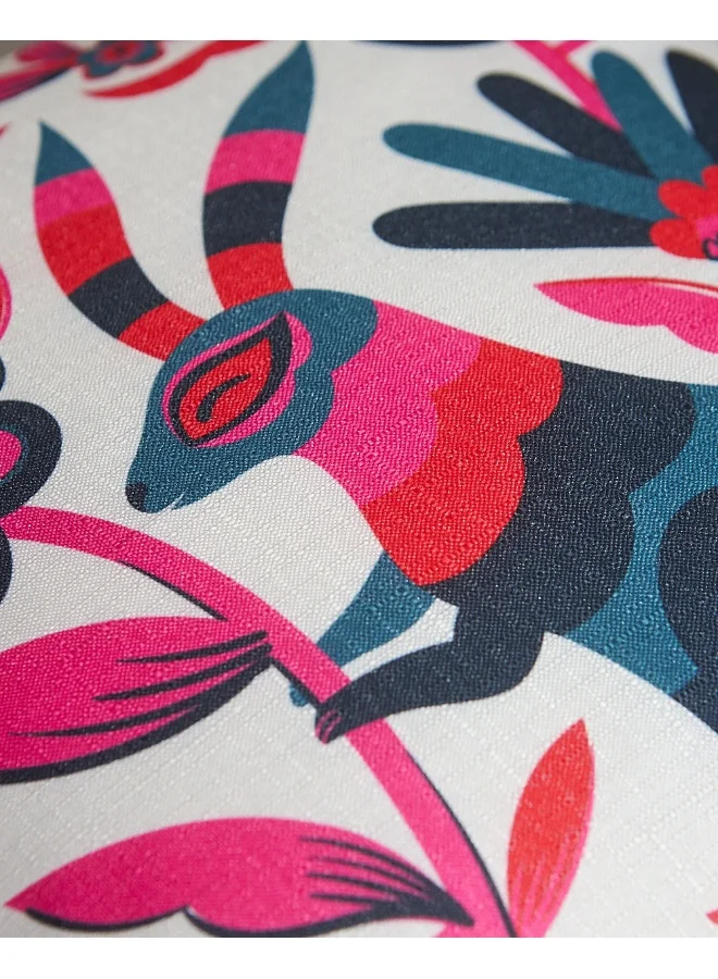 Chumbak Otomi Safari 16" Cushion Cover, Set of 5