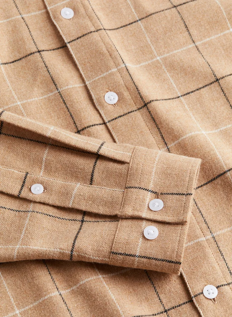 H&M Checked Regular Fit Shirt