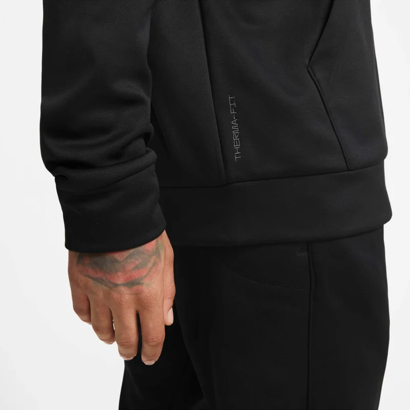 Nike Black Men's Therma-FIT Training Hoodie for Men | Best Price UAE