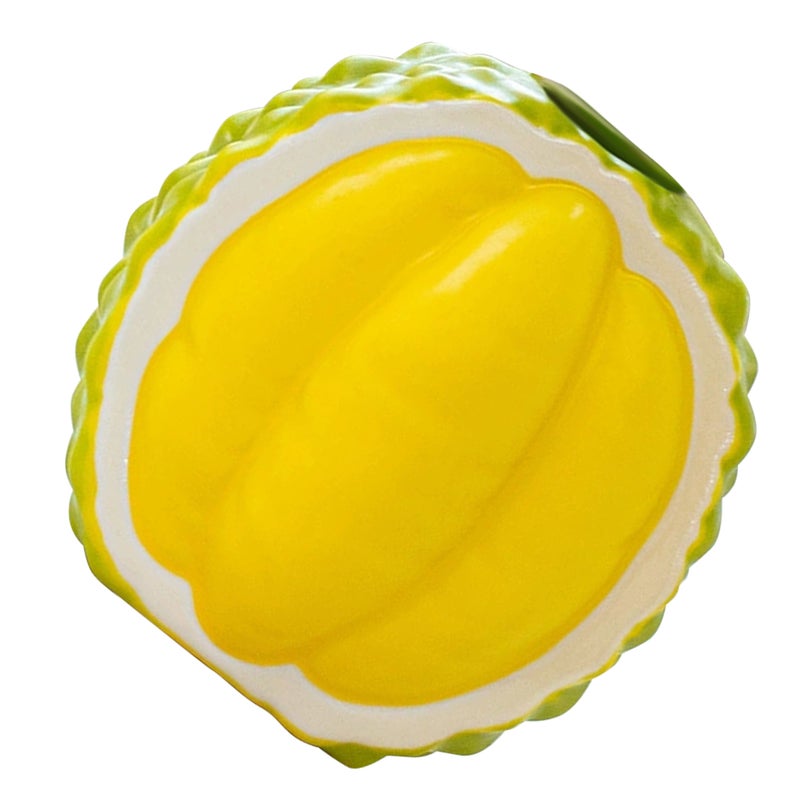 Fruit Ceramic Flower Vase: Unique Shaped Decorative Vase Flower Holder Aesthetic Desktop Decor For Home Office Hydroponic Plants - Image 1