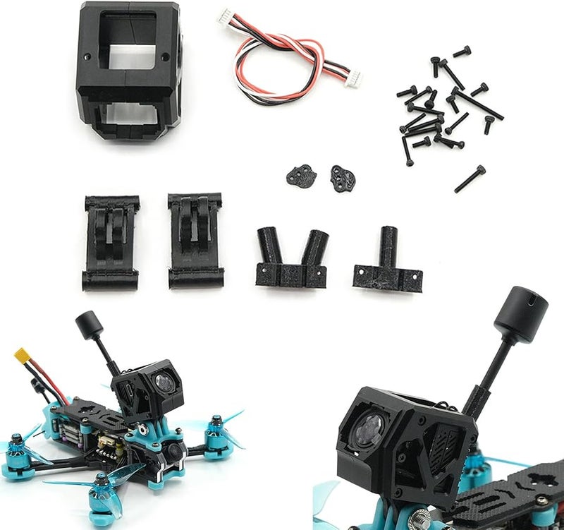 Metal Camera Mounting Bracket for FPV Air Unit Quadcopter Stability Adapter - Image 3