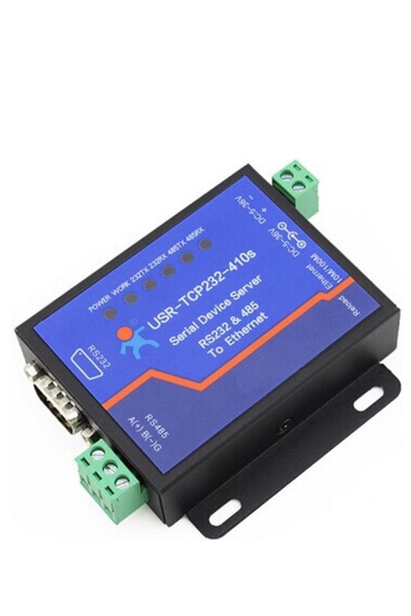 Usr-Tcp232-410S RS232 / RS485 Serial to Ethernet Adapter/IP Device Server Ethernet Converter Support DHCP/DNS  - Image 1