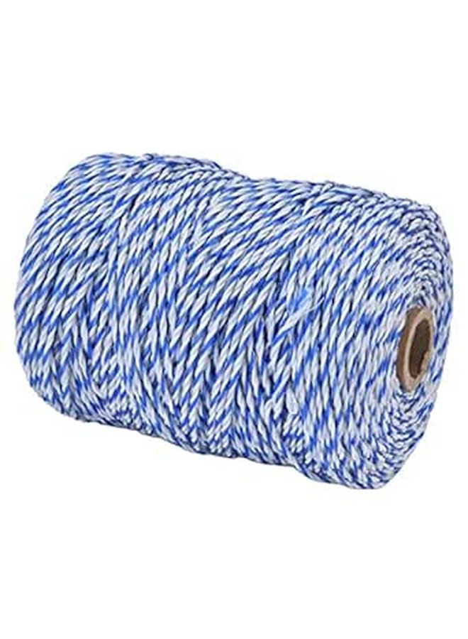 Electric Fence Polywire 3mm Steel Wire 200m Portable Conductive Rope High Voltage Weatherproof for Livestock - Image 1
