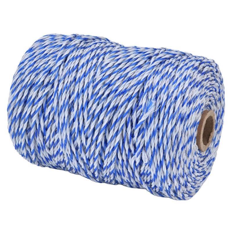 Electric Fence Polywire 3mm Steel Wire 200m Portable Conductive Rope High Voltage Weatherproof for Livestock - Image 2