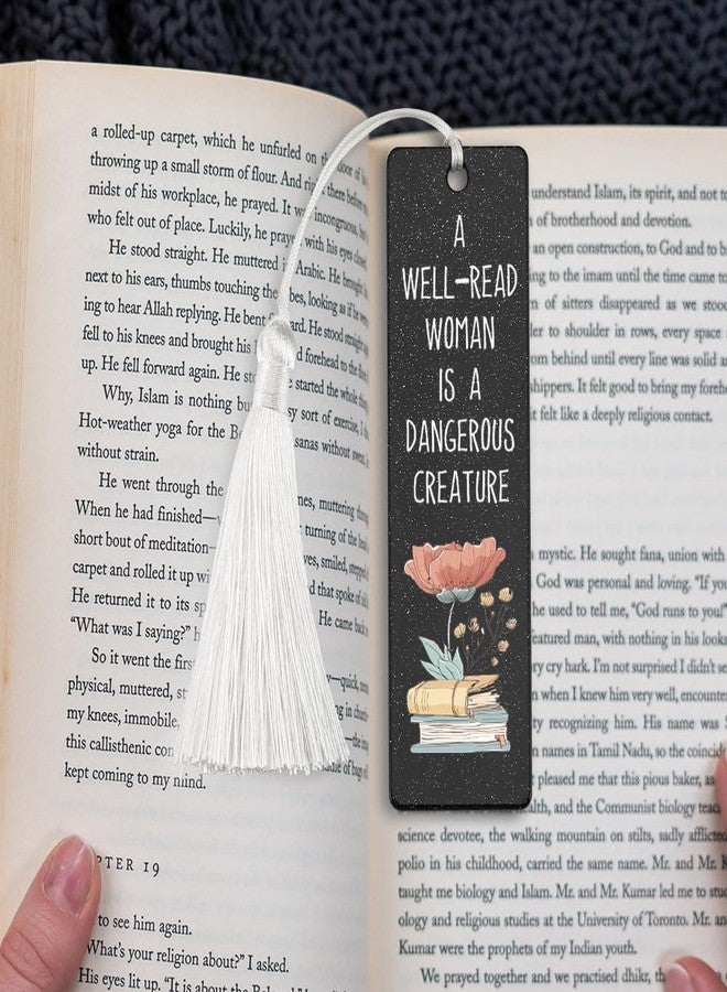 THRXOBN Funny Bookmarks Gift for Women, Reading Gift for Women, Librarian Gifts for Lady, Book Lovers Unique Bookmarks Gifts for Lady, Gag Book Lover Gift for Woman, WCB10 - Image 2