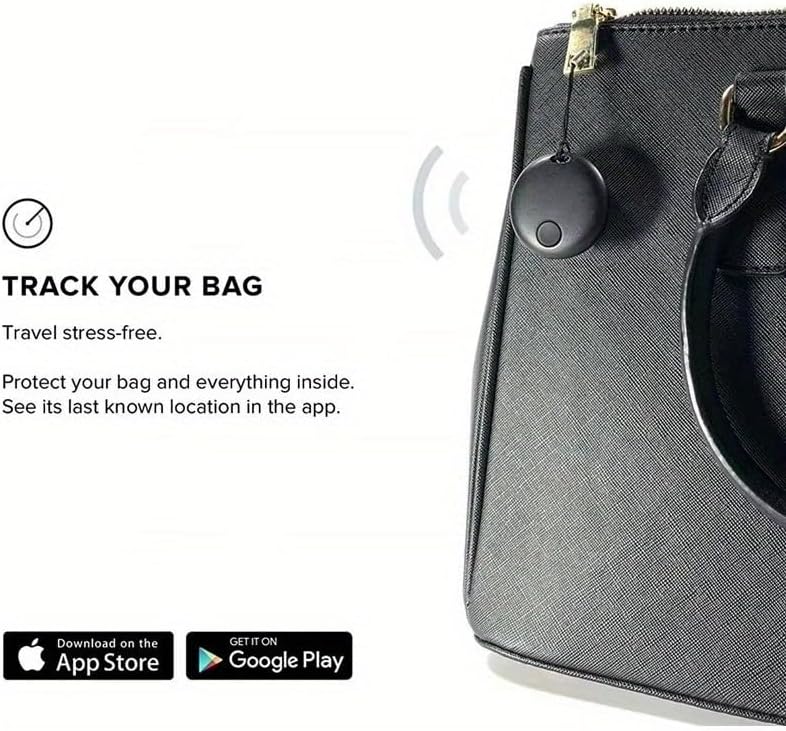 (iOS Only) Mini GPS Tracker for Vehicles, Hidden Tracking Device, Car Tracker No Subscription Work with Find My, Vehicle Tracker with Audio for Kids, Pet, Key, Luggage, Bag (Black, 4pcs) - Image 5