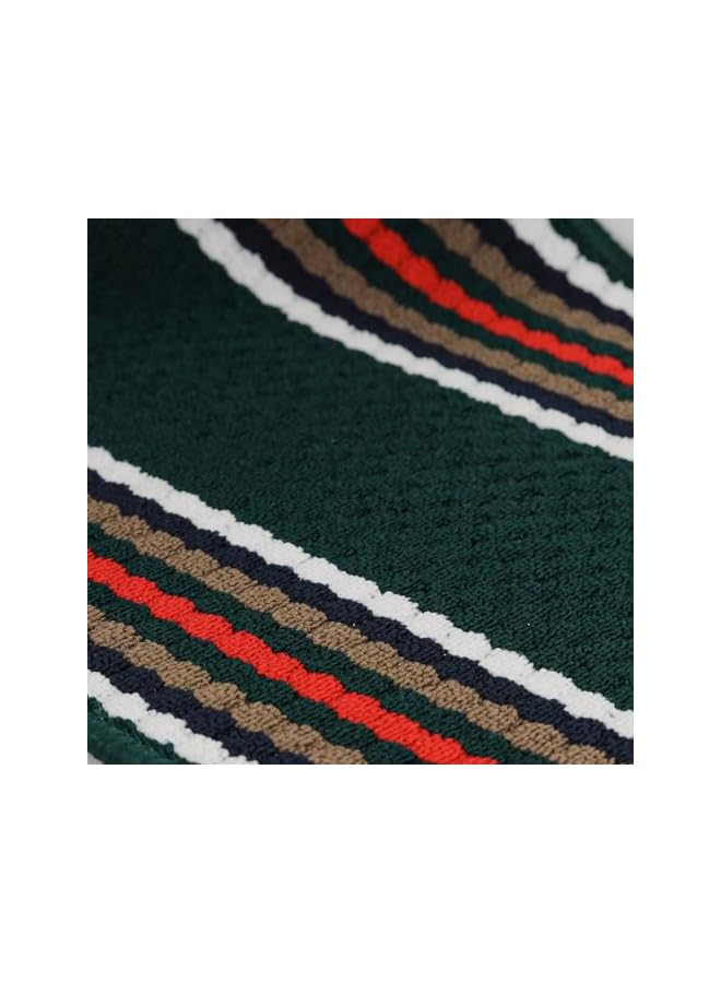 Green Tiger Anti Slip Front Monsoon Doormat (38x58cm)| Living Room Rug Polypropylene Floor Mat for Home|Essential Small Rug for Office, Bedroom & Kitchen| Dark Green, Rectangular - Image 3