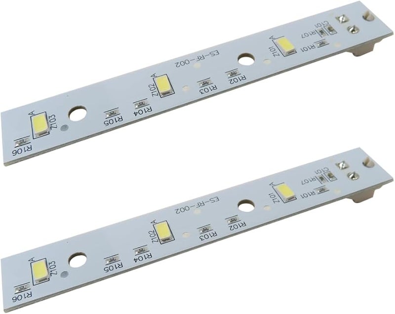 لوحة إضاءة LED لثلاجة جنرال إلكتريك بديلة WR55X26671 PS11767930 AP6035586 عبوة من قطعتين - Image 1