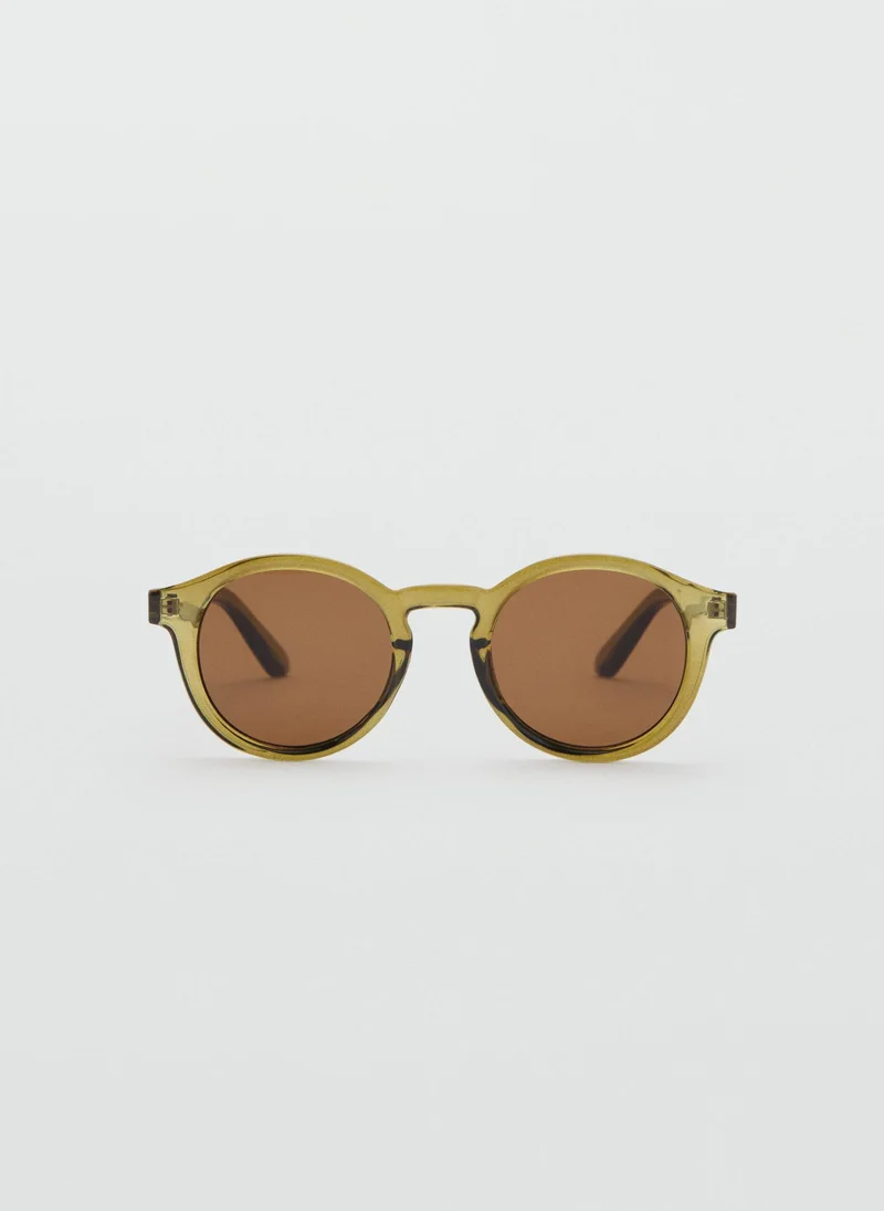 مانجو مان Round-Framed Sunglasses