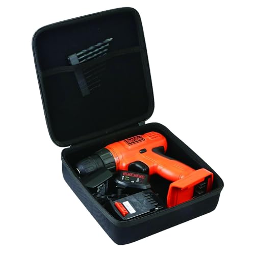 Khanka Hard Storage Case Replacement for BLACK+DECKER LDX120C/LD120VA Cordless Drill/Driver(Only Case） - Image 1