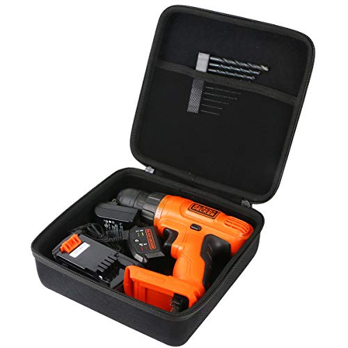 Khanka Hard Storage Case Replacement for BLACK+DECKER LDX120C/LD120VA Cordless Drill/Driver(Only Case） - Image 2