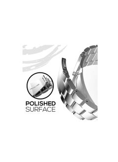 Generic Stainless Steel Watch Band For Apple Watch Series SE - 42/44mm - Silver  - Image 3