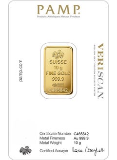 PAMP Rizan Jewellery Pamp Bar 10g Gold 24 Karat 999.9  - Image 2
