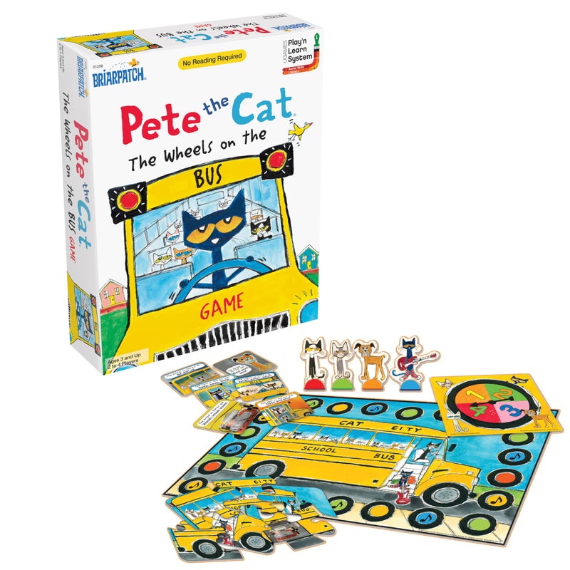 Briarpatch | Pete The Cat Wheels on The Bus Game, Fans of Pete The Cat Books, Ages 3+ - Image 1