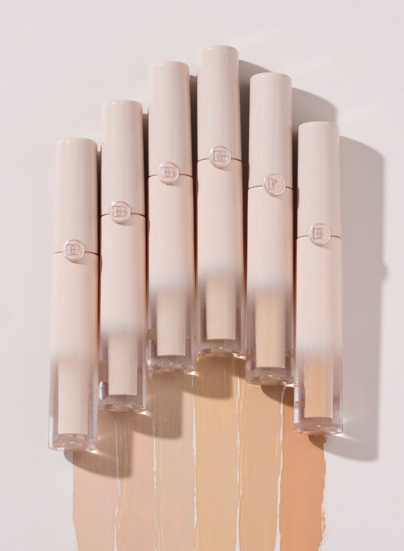 Generic Full Coverage Concealer, Lightweight Long Lasting Waterproof Under Eye Concealer, Brightening Highlighter for Women & Girls 2.5ml  - Image 2