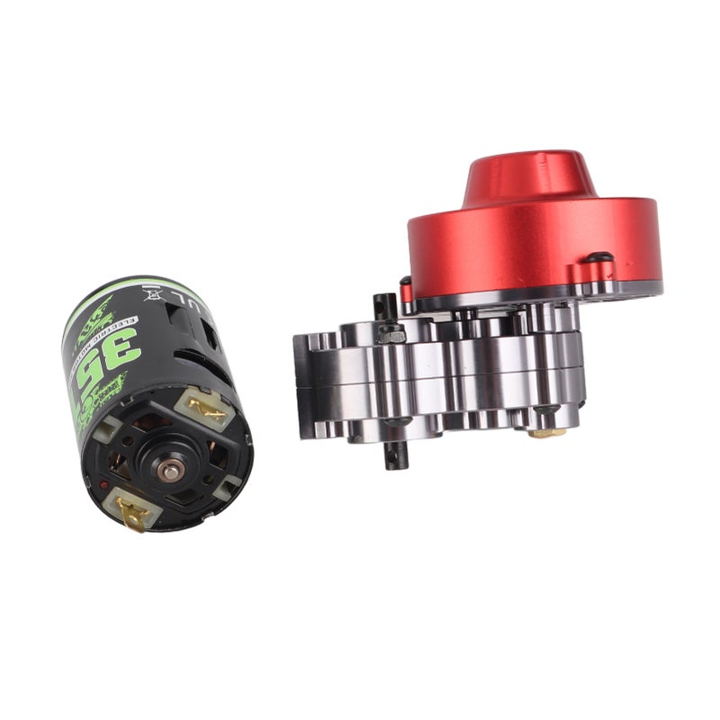 Metal Center Gear Box Transmission with 540 Brushed Motor 35T for Crawler for Axial SCX10 - Image 4
